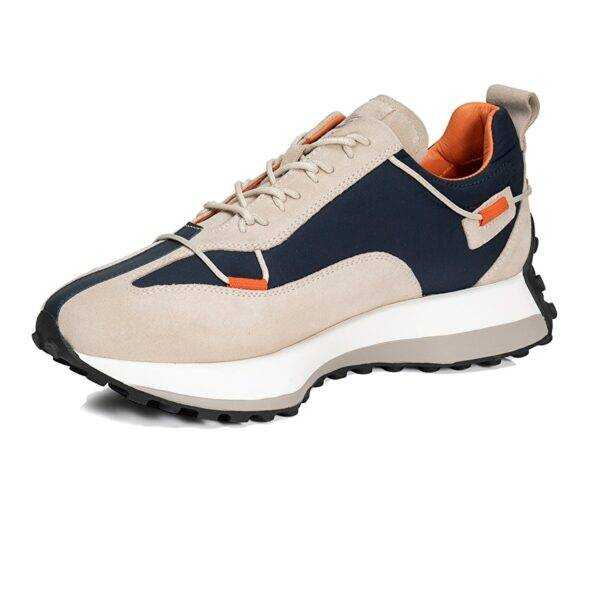Greyder HeritageHide High-Top Leather Trainer 3Y1SA15402 Bone
